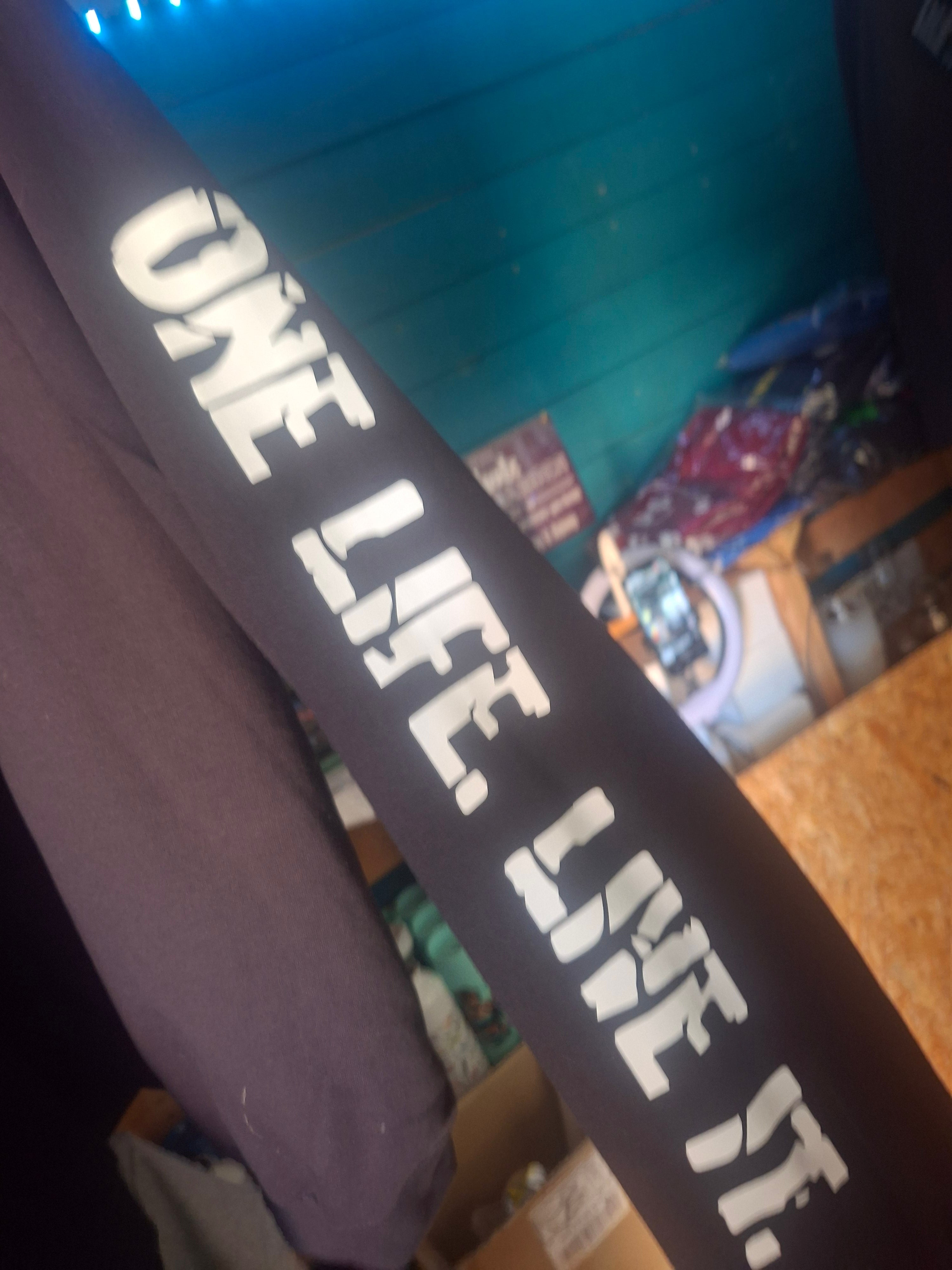 one life live it hoodie!!